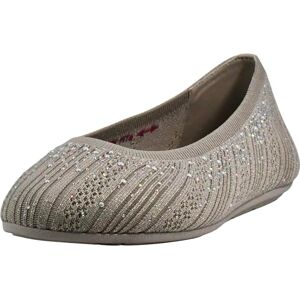 Skechers Women's Cleo 2.0-Glitzy Daze Ballet Flat, Taupe, 8.5 Skechers Women's Cleo 2.0-Glitzy Daze Ballet Flat, Taupe, 8.5