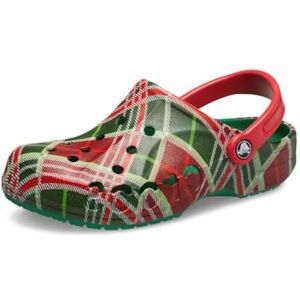 Crocs Unisex Clogs, Baya Holiday Plaid Clog, Kelly Green, 5 UK Men/ 6 UK Women Crocs Unisex Clogs, Baya Holiday Plaid Clog, Kelly Green, 5 UK Men/ 6 UK Women