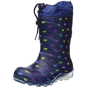 Beck Girl's Blinking Hearts Snow Boot, Blue, 7 UK Child Beck Girl's Blinking Hearts Snow Boot, Blue, 7 UK Child
