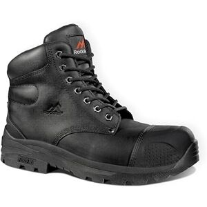 Rock Fall RF10 Ebonite Robust Safety Boot Size 8 Rock Fall RF10 Ebonite Robust Safety Boot Size 8