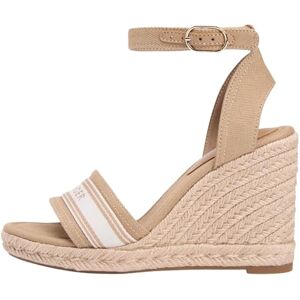Tommy Hilfiger Women's High Wedge Espad Webbing FW0FW09342 Wedge Espadrilles, KHAKI (Safari Canvas), 7.5 Tommy Hilfiger Women's High Wedge Espad Webbing FW0FW09342 Wedge Espadrilles, KHAKI (Safari Canvas), 7.5