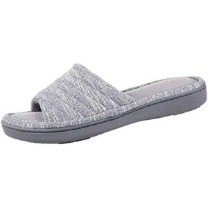 Totes Isotoner Women's Space Dyed Andrea Slide Slipper with Moisture Wicking for Indoor/Outdoor Comfort and Arch Support, Ash, 6 UK Totes Isotoner Women's Space Dyed Andrea Slide Slipper with Moisture Wicking for Indoor/Outdoor Comfort and Arch Support, Ash, 6 UK