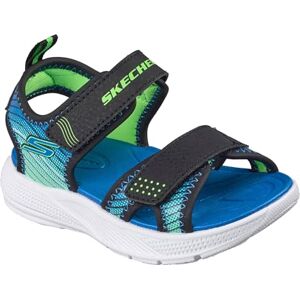 Skechers Boy's Microspec-Splash Sneakers, Black Synthetic/Lime & Blue Trim, 12.5 UK Child Skechers Boy's Microspec-Splash Sneakers, Black Synthetic/Lime & Blue Trim, 12.5 UK Child