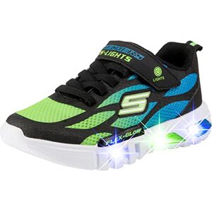 Skechers FLEX-GLOW, Boy's Flex-Glow Trainers, Black (Black Synthetic/Textile/Blue & Lime Trim Bblm), 13 Child UK (32 EU) Skechers FLEX-GLOW, Boy's Flex-Glow Trainers, Black (Black Synthetic/Textile/Blue & Lime Trim Bblm), 13 Child UK (32 EU)