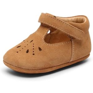 Bisgaard Boy's Girl's Bloom First Walker Shoe, tan, 2 UK Child Bisgaard Boy's Girl's Bloom First Walker Shoe, tan, 2 UK Child