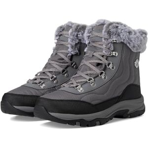 Skechers Women's Trego Stormie Ankle Boot, Charcoal Nylon/Duraleather, 3 UK Skechers Women's Trego Stormie Ankle Boot, Charcoal Nylon/Duraleather, 3 UK