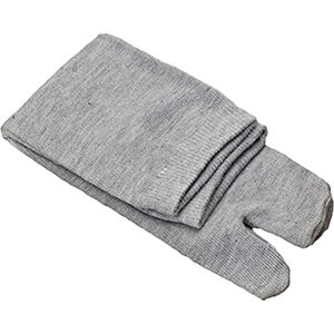 HshDUti 1 Pair Unisex Japanese Kimono Flip Flop Sandal Split Toe Tabi Socks Ninja Geta Socks Elastic Socks for Men Women Grey