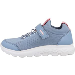 Geox J Spherica Girl Sneaker, Indigo Lt Coral, 2.5 UK Geox J Spherica Girl Sneaker, Indigo Lt Coral, 2.5 UK