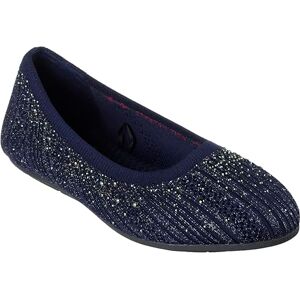 Skechers Women's Cleo 2.0-Glitzy Daze Ballet Flat, Navy, 8.5 Skechers Women's Cleo 2.0-Glitzy Daze Ballet Flat, Navy, 8.5