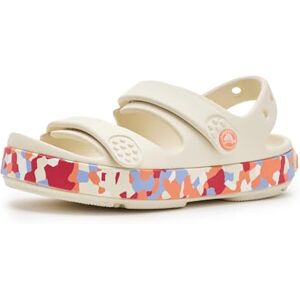Crocs Unisex Kids, Crocband Cruiser Confetti Band Sandal T, Summit White/Guava, 10 UK Child Crocs Unisex Kids, Crocband Cruiser Confetti Band Sandal T, Summit White/Guava, 10 UK Child