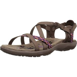 Skechers Women's Reggae Slim Vacay-40955 Sling Back Sandals, Brown Chocolate Duraleather Webbing, 4 UK Skechers Women's Reggae Slim Vacay-40955 Sling Back Sandals, Brown Chocolate Duraleather Webbing, 4 UK
