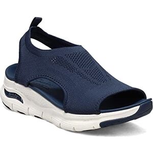 Skechers Women's Arch FIT City Catch Sandal, Navy Knit, 5 UK Skechers Women's Arch FIT City Catch Sandal, Navy Knit, 5 UK