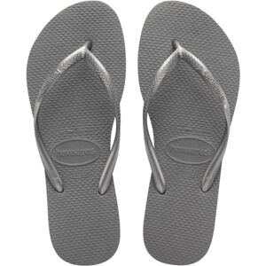 Havaianas Girls Slim (Mini Me), Steel Grey, UK child 12/13 Havaianas Girls Slim (Mini Me), Steel Grey, UK child 12/13