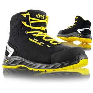 VM Footwear Wisconsin 2290-S3L ESD Safety Boots/Size 45/Black-Yellow/for Men & Women/Safety Work Boots/Comfortable/Lightweight/Breathable/Water-Repellent/Slip-Resistant Sole/Toe Cap/Work Trainers VM Footwear Wisconsin 2290-S3L ESD Safety Boots/Size 45/Black-Yellow/for Men & Women/Safety Work Boots/Comfortable/Lightweight/Breathable/Water-Repellent/Slip-Resistant Sole/Toe Cap/Work Trainers