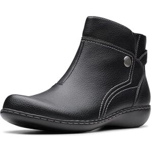 Clarks Women's Ashland Mabel Ankle Boot, Black Tumbled, 7.5 UK Clarks Women's Ashland Mabel Ankle Boot, Black Tumbled, 7.5 UK