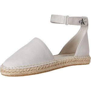Calvin Klein Jeans Women Espadrilles Ankle Cloth, White (Creamy White/Bright White), 41 Calvin Klein Jeans Women Espadrilles Ankle Cloth, White (Creamy White/Bright White), 41