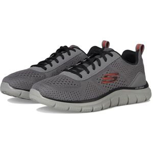 Skechers LESHUR Charcoal/Orange Trainers - Men's Casual Shoe Skechers LESHUR Charcoal/Orange Trainers - Men's Casual Shoe