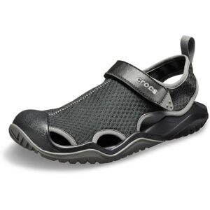Crocs Swiftwater Mesh Deck Sandal Men, Men’s Closed Toe Sandals, Black (Black 001), 7 (41/42 EU))) Crocs Swiftwater Mesh Deck Sandal Men, Men’s Closed Toe Sandals, Black (Black 001), 7 (41/42 EU)))