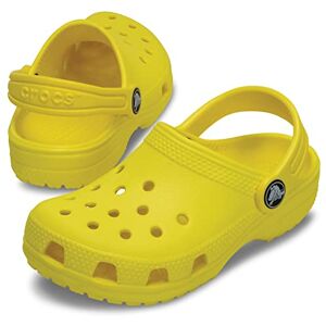 Crocs Unisex Kids Classic Clog K Clogs, Lemon, 4 UK Crocs Unisex Kids Classic Clog K Clogs, Lemon, 4 UK