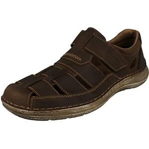 Rieker Mens Traditional Casual Sandals 03078-25 Brown Leather UK Size 8 EU Size 42 US Size 9 Rieker Mens Traditional Casual Sandals 03078-25 Brown Leather UK Size 8 EU Size 42 US Size 9