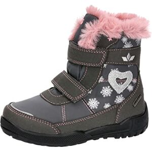 Lico Antonia V Snow Boot, Grey/Pink, 9 UK Child Lico Antonia V Snow Boot, Grey/Pink, 9 UK Child