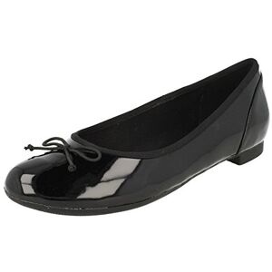 Clarks Women's Couture Bloom Ballet Flats, Black Black Patent, 9 UK Clarks Women's Couture Bloom Ballet Flats, Black Black Patent, 9 UK