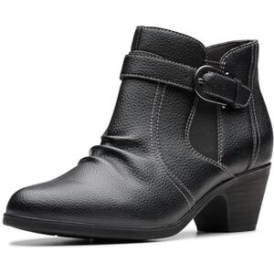 Clarks Women's Emily2 Opal Ankle Boot, Black Leather, 8 UK Clarks Women's Emily2 Opal Ankle Boot, Black Leather, 8 UK