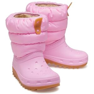 Crocs Unisex Kids, Classic Neo Puff Boot K, Pink Tweed/Gum, 4 UK Child Crocs Unisex Kids, Classic Neo Puff Boot K, Pink Tweed/Gum, 4 UK Child