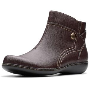 Clarks Women's Ashland Mabel Ankle Boot, Dark Brown Tumbled, 8 UK Clarks Women's Ashland Mabel Ankle Boot, Dark Brown Tumbled, 8 UK
