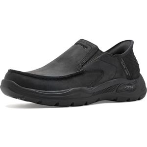 Skechers USA Men's Arch Fit Motley-Milo Moccasin, Black/Black, 9.5 Skechers USA Men's Arch Fit Motley-Milo Moccasin, Black/Black, 9.5