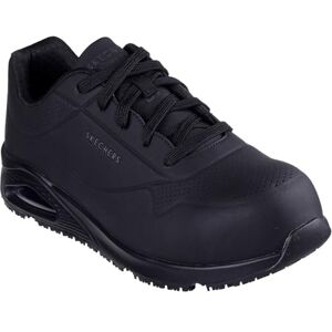 Skechers Men's Uno Sr Doltin Work Shoes, Black Synthetic, 9.5 UK Skechers Men's Uno Sr Doltin Work Shoes, Black Synthetic, 9.5 UK