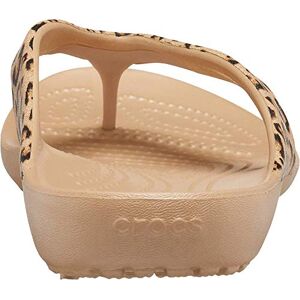 Crocs Women's Kadee Ii Flip W Clog, Leopard Gold, 2 UK Crocs Women's Kadee Ii Flip W Clog, Leopard Gold, 2 UK