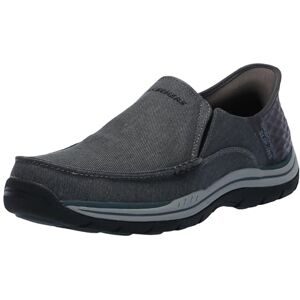 Skechers Men's Expected-Cayson Moc Toe Canvas Slip-Ins, Black, 7 UK Skechers Men's Expected-Cayson Moc Toe Canvas Slip-Ins, Black, 7 UK