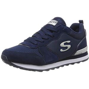 Skechers Girl's Retros-og 85-goldn Gurl Trainers, Blue Navy Suede Mesh Nylon Silver Trim Nvy, 2.5 UK Skechers Girl's Retros-og 85-goldn Gurl Trainers, Blue Navy Suede Mesh Nylon Silver Trim Nvy, 2.5 UK