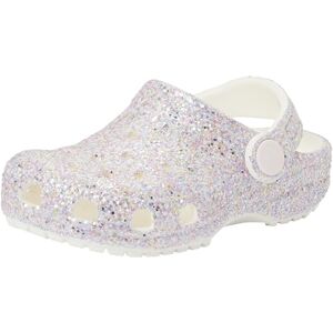 Crocs Unisex Kids, Classic Fantasy Glitter Clog T, White, 8 UK Child Crocs Unisex Kids, Classic Fantasy Glitter Clog T, White, 8 UK Child