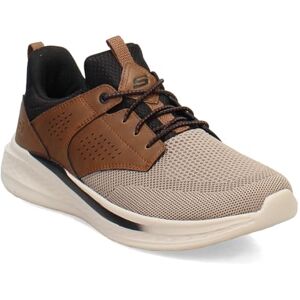 Skechers Men's Slade-Breyer Sneaker, Brown/Tan, 9.5 Skechers Men's Slade-Breyer Sneaker, Brown/Tan, 9.5