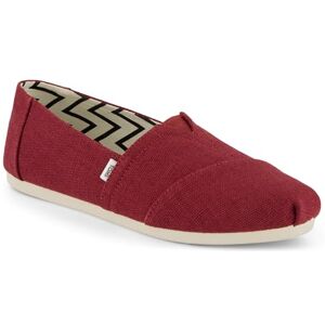 TOMS Women's Alpargata Classic Espadrille, Ruby Heritage Canvas, 5.5 TOMS Women's Alpargata Classic Espadrille, Ruby Heritage Canvas, 5.5