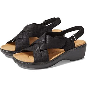 Clarks Women's Merliah Echo Heeled Sandal, Black Interest, 4.5 UK Clarks Women's Merliah Echo Heeled Sandal, Black Interest, 4.5 UK