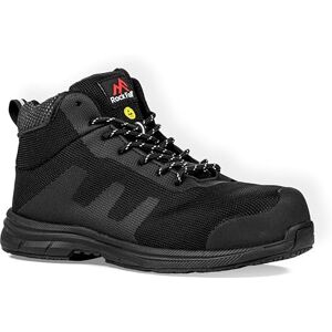 Rock Fall TeslaDRI ESD Safety Steel Toe Cap Safety Trainer Unisex, Fully Waterproof Safety Boots, SRC Slip Rated Work, Ankle High with Fibreglass Protective Toecap UK 13 Rock Fall TeslaDRI ESD Safety Steel Toe Cap Safety Trainer Unisex, Fully Waterproof Safety Boots, SRC Slip Rated Work, Ankle High with Fibreglass Protective Toecap UK 13