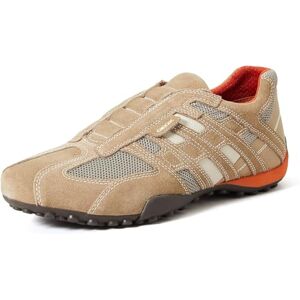Geox Man Uomo Snake Sneakers, BEIGE/DK ORANGE, UK 12 Geox Man Uomo Snake Sneakers, BEIGE/DK ORANGE, UK 12