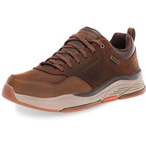 Skechers Men's Benago Hombre Trainers, Dark Brown Waterproof Leather, 8.5 UK Skechers Men's Benago Hombre Trainers, Dark Brown Waterproof Leather, 8.5 UK