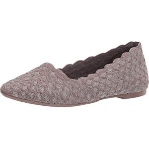 Skechers CLEO HONEYCOMB, Women's Ballet Flats, Brown (Dark Taupe Flat Knit Dktp), 5.5 UK (38.5 EU) Skechers CLEO HONEYCOMB, Women's Ballet Flats, Brown (Dark Taupe Flat Knit Dktp), 5.5 UK (38.5 EU)