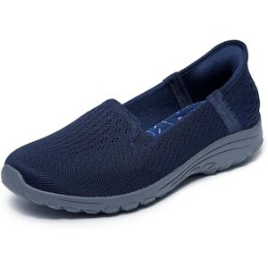 Skechers Women's Reggae Fest 2.0-Guiding Light Slip-ins, Navy Mesh, 6.5 UK Skechers Women's Reggae Fest 2.0-Guiding Light Slip-ins, Navy Mesh, 6.5 UK