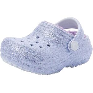 Crocs Kids Clogs, Classic Lined Glitter Clog T, Frosted Glitter,6 UK Child Crocs Kids Clogs, Classic Lined Glitter Clog T, Frosted Glitter,6 UK Child