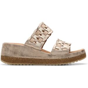 Clarks Kassanda Mule Womens Metallic Combi, 3.5 Clarks Kassanda Mule Womens Metallic Combi, 3.5