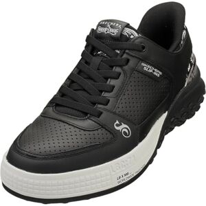 Skechers Men's Sizzle Snoop Sizzle Toke Slip-Ins Slip-On Sneakers, Black Leather, 10 UK Skechers Men's Sizzle Snoop Sizzle Toke Slip-Ins Slip-On Sneakers, Black Leather, 10 UK