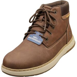 Skechers Men's Garlan Deno Ankle Boot, Brown Synthetic, 9.5 UK Skechers Men's Garlan Deno Ankle Boot, Brown Synthetic, 9.5 UK