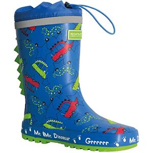 Regatta Unisex Children's Peppapuddle Wellington Boots, Imperial Blue Dinosaur, 3.5/4.5 UK Child Regatta Unisex Children's Peppapuddle Wellington Boots, Imperial Blue Dinosaur, 3.5/4.5 UK Child