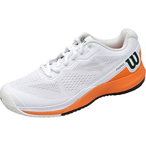 Wilson Women's Tennis Shoes, RUSH PRO 3.5 PARIS W, White/Orange/Black, Size: 3.5, For All Surfaces, All Player Types, WRS327730E035 Wilson Women's Tennis Shoes, RUSH PRO 3.5 PARIS W, White/Orange/Black, Size: 3.5, For All Surfaces, All Player Types, WRS327730E035