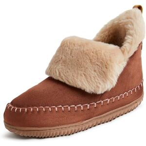 Dearfoams Women's Alpine Moritz Bootie Slipper, Potting Soil, XL Dearfoams Women's Alpine Moritz Bootie Slipper, Potting Soil, XL